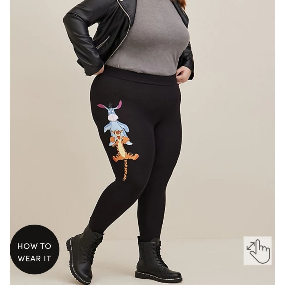 🆕️🍯3X DISNEY WINNIE THE POOH FRIENDS LEGGINGS🍯